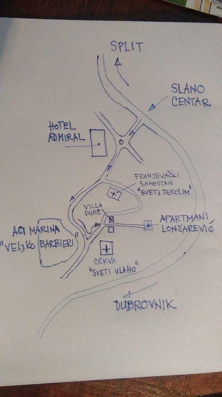 Apartments Loncarevic Slano Luaran gambar